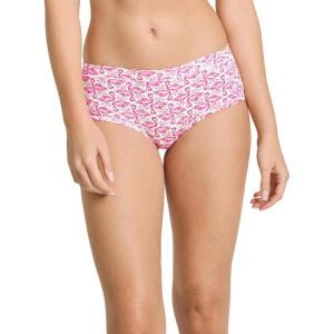 imageJockey Womens Cotton Stretch HipsterPink Flamingo Geo