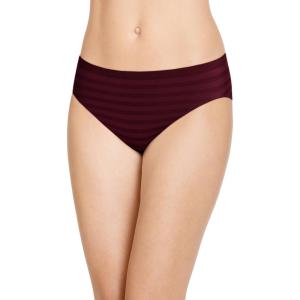 imageJockey Womens Matte ampamp Shine Seamfree Hi CutBurgundy Blush
