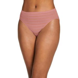imageJockey Womens Matte ampamp Shine Seamfree Hi CutSoft Plum