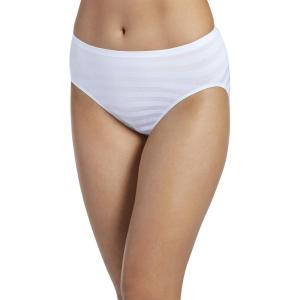 imageJockey Womens Matte ampamp Shine Seamfree Hi CutWhite Out