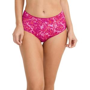 imageJockey Womens No Panty Line Promise Tactel Hip BriefBold Palm Line