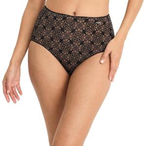 imageJockey Womens No Panty Line Promise Tactel Hip BriefFawning Almond Geo