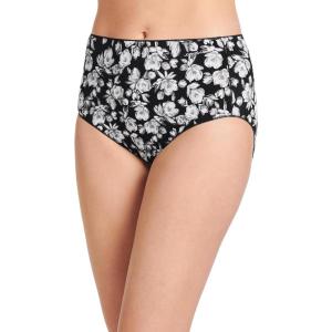 imageJockey Womens No Panty Line Promise Tactel Hip BriefMidnight Poppy