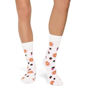 imageJockey Womens Socks Everyday Casual Crew SockCitrus