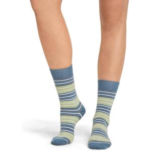 imageJockey Womens Socks Everyday Casual Crew SockMulti Stripe