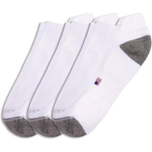 imageJockey Womens Socks Made in America Low Cut Tab Socks  3 PackWhite
