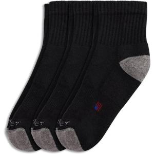imageJockey Womens Socks Made in America Quarter Socks  3 PackBlack