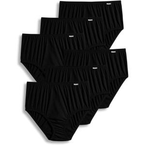 imageJockey Womens Underwear Plus Size Elance Brief  6 PackBlack