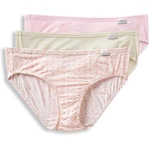 imageJockey Womens Underwear Supersoft BikiniPastel PinwheelSandFrosty Pink