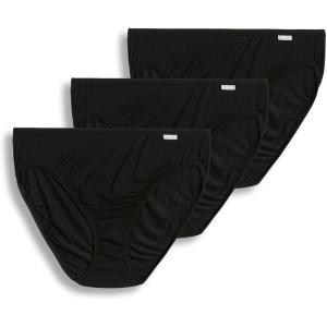 imageJockey Womens Underwear Supersoft French Cut  3 PackBlack