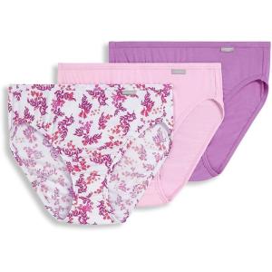 imageJockey Womens Underwear Supersoft French Cut  3 PackStrawberry GardenPink OpalLavender Scent