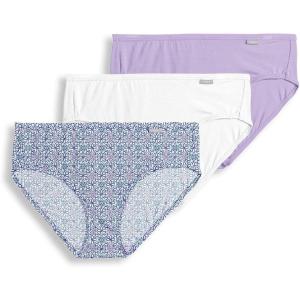 imageJockey Womens Underwear Supersoft Hipster  3 PackCrochet TileSoft LilacWhite