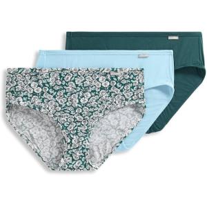 imageJockey Womens Underwear Supersoft Hipster  3 PackFunky Cactus FloralBleachedCactus Pine