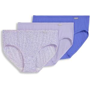 imageJockey Womens Underwear Supersoft Hipster  3 PackSerene Leopard PrintViolet VeilFuture Dusk