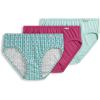 imageJockey Womens Plus Size Elance Bikini  3 PackSoft RoseAvenue GeoTurquoise Cloud