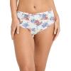 imageJockey Womens Underwear Plus Size Elance Hipster  6 PackFloral WallpaperFuture DuskGrape Brush DotWhiteViolet VeilFuture Dusk