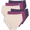 imageJockey Womens Underwear Plus Size Elance Hipster  6 PackOatmealBoysenberryPerfect Purple
