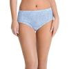 imageJockey Womens Underwear Plus Size Elance Hipster  6 PackSpiraling ShellsPicasso BlueTrue BlueWhiteGrey HeatherBlack