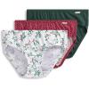 imageJockey Womens Plus Size Elance Bikini  3 PackCactus PineSmall Blizzard DotDiamond White Mistletoe