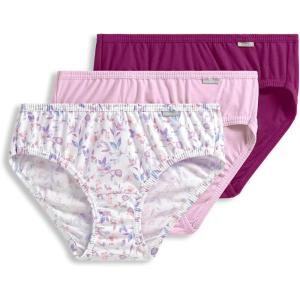 imageJockey Womens Plus Size Elance Bikini  3 PackChalky PinkPainted Purple MeadowMajestic Berry