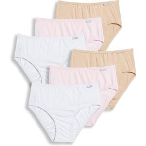 imageJockey Womens Underwear Plus Size Elance Hipster  6 PackIvoryLightPink Shadow