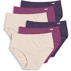 imageJockey Womens Underwear Plus Size Elance Hipster  6 PackOatmealBoysenberryPerfect Purple