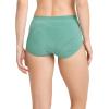 imageJockey Womens Comfies Microfiber Brief  3 PackAquamarine StripeTrue BlueEcho Blue