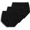 imageJockey Womens Comfies Microfiber Brief  3 PackBlack