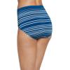 imageJockey Womens Comfies Microfiber Brief  3 PackRose WineRose PetalSapphire Stripe