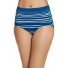 imageJockey Womens Comfies Microfiber Brief  3 PackRose WineRose PetalSapphire Stripe