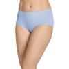 imageJockey Womens Comfies Microfiber Brief  3 PackTeal BluePeriwinklePeach Rose