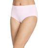imageJockey Womens Comfies Microfiber Brief  3 PackWhitePink PearlGrey