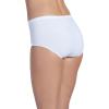 imageJockey Womens Comfies Microfiber Brief  3 PackWhiteShellWhite