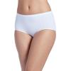 imageJockey Womens Comfies Microfiber Brief  3 PackWhiteShellWhite