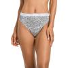 imageJockey Womens Underwear Classic French Cut  6 PackBlackPlayful Black PetalsGrey Heather