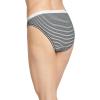 imageJockey Womens Underwear Classic French Cut  6 PackGrey HeatherSimple StripeBlack