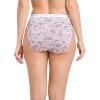 imageJockey Womens Underwear Classic French Cut  6 PackNocturne BlueBaroque BloomsMythos Blue