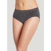 imageJockey Womens Underwear Smooth ampamp Shine Seamfree HipsterBlack Heather
