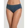 imageJockey Womens Underwear Smooth ampamp Shine Seamfree HipsterNavy Heather