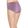 imageJockey Womens Underwear Smooth ampamp Shine Seamfree HipsterSilver Plum