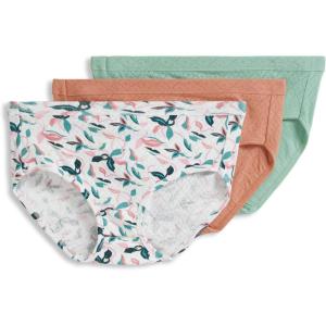 imageJockey Womens Elance Breathe Hipster  3 PackCeladon ZenAbstract PalmaRose Gold