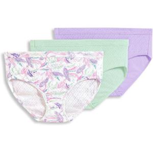 imageJockey Womens Elance Breathe Hipster  3 PackClear WatersDigital LavenderTropical Oasis