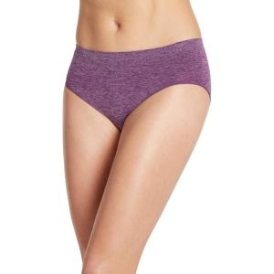 imageJockey Womens Underwear Smooth ampamp Shine Seamfree HipsterAbsolute Plum