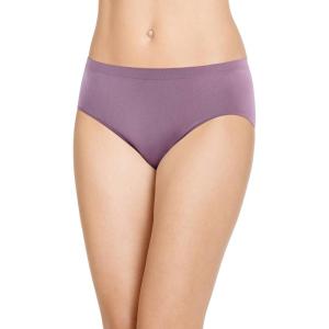 imageJockey Womens Underwear Smooth ampamp Shine Seamfree HipsterSilver Plum