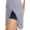 imageJockey Womens Activewear EVERACTIVE Wrap Front Skirt with Builtin ShortNavy Jess Stripe