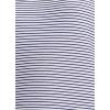 imageJockey Womens Activewear EVERACTIVE Wrap Front Skirt with Builtin ShortNavy Jess Stripe