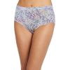 imageJockey Womens Elance Breathe Brief  3 PackDeep PlumEden Lavender FloralDigital Lavender