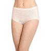 imageJockey Womens Elance Breathe Brief  3 PackWhisper StripeSheer PeachLight