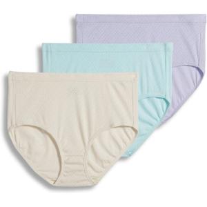 imageJockey Womens Elance Breathe Brief  3 PackMulticolored
