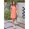 imageJockey Womens Organic Cotton TShirt DressParadise Peach